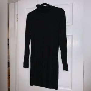 Garage turtleneck stretch black dress Size Large